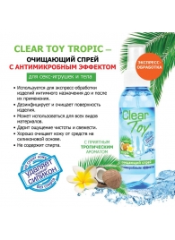 Очищающий спрей для игрушек CLEAR TOY Tropic - 100 мл. - Биоритм - купить с доставкой в Чебоксарах