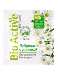 Пробник лубриканта на водной основе Bio Active - 3 гр. - Биоритм - купить с доставкой в Чебоксарах