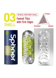 Мастурбатор SPINNER Shell - Tenga - в Чебоксарах купить с доставкой