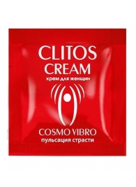 Пробник возбуждающего крема для женщин Clitos Cream - 1,5 гр. - Биоритм - купить с доставкой в Чебоксарах