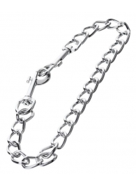 Серебристая соединительная цепочка с двумя карабинами - ToyFa - купить с доставкой в Чебоксарах