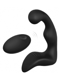 Черный вибромассажер простаты REMOTE BOOTY PLEASER - Dream Toys - в Чебоксарах купить с доставкой