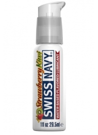 Лубрикант Swiss Navy Strawberry Kiwi Lube с ароматом клубники и киви - 29,5 мл. - Swiss navy - купить с доставкой в Чебоксарах