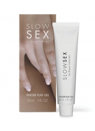 Гель для мастурбации с ароматом кокоса Slow Sex Finger Play Gel - 30 мл. - Bijoux Indiscrets - купить с доставкой в Чебоксарах