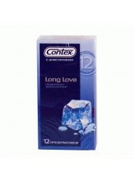 Презервативы с продлевающей смазкой Contex Long Love - 12 шт. - Contex - купить с доставкой в Чебоксарах