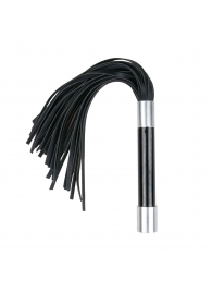 Черная плеть Easytoys Flogger With Metal Grip - 38 см. - Easy toys - купить с доставкой в Чебоксарах