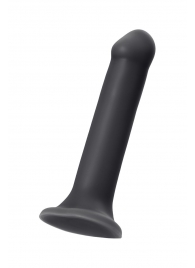 Черный фаллос на присоске Silicone Bendable Dildo XL - 20 см. - Strap-on-me - купить с доставкой в Чебоксарах