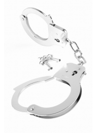 Металлические серебристые наручники Designer Metal Handcuffs - Pipedream - купить с доставкой в Чебоксарах