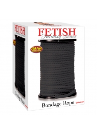 Черная веревка для связывания Bondage Rope - 60,9 м. - Pipedream - купить с доставкой в Чебоксарах