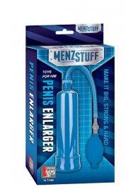 Синяя вакуумная помпа MENZSTUFF PENIS ENLARGER - Dream Toys - в Чебоксарах купить с доставкой