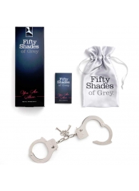 Металлические наручники Metal Handcuffs - Fifty Shades of Grey - купить с доставкой в Чебоксарах