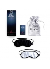 Набор из двух масок на глаза Soft Blindfold Twin Pack - Fifty Shades of Grey - купить с доставкой в Чебоксарах