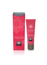 Возбуждающий интимный гель для двоих STIMULATION GEL Pomegranate   Nutmeg - 30 мл. - Shiatsu - купить с доставкой в Чебоксарах