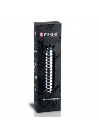 Рельефный фаллос для интенсивного электросекса Groovey George - 20 см. - MyStim - купить с доставкой в Чебоксарах