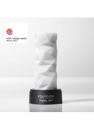 Белый 3D мастурбатор POLYGON - Tenga - в Чебоксарах купить с доставкой