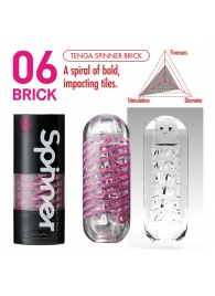 Мастурбатор SPINNER Brick - Tenga - в Чебоксарах купить с доставкой