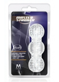 Прозрачный фигурный мастурбатор Master Stroker - Blush Novelties - в Чебоксарах купить с доставкой