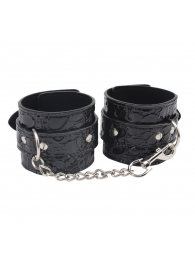 Черные наручники Be good Wrist Cuffs - Chisa - купить с доставкой в Чебоксарах