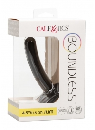 Черный анальный стимулятор Boundless 4.5” Slim Probe - 11,5 см. - California Exotic Novelties - купить с доставкой в Чебоксарах