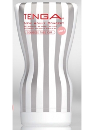 Мастурбатор TENGA Squeeze Tube Cup Soft - Tenga - в Чебоксарах купить с доставкой