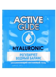 Лубрикант на водной основе Active Glide с гиалуроновой кислотой - 3 гр. - Биоритм - купить с доставкой в Чебоксарах