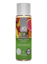 Лубрикант на водной основе с ароматом тропических фруктов JO Flavored Tropical Passion - 60 мл. - System JO - купить с доставкой в Чебоксарах