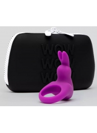 Фиолетовое эрекционное виброкольцо Happy Rabbit Cock Ring Kit - Happy Rabbit - в Чебоксарах купить с доставкой