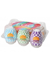 Набор из 6 мастурбаторов Tenga EGG IV с различным рельефом - Tenga - в Чебоксарах купить с доставкой