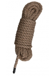 Пеньковая веревка для связывания Hemp Rope - 5 м. - Easy toys - купить с доставкой в Чебоксарах