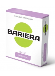 Классические презервативы Bariera Classic - 3 шт. - Bariera - купить с доставкой в Чебоксарах