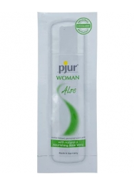 Лубрикант на водной основе pjur WOMAN Aloe - 2 мл. - Pjur - купить с доставкой в Чебоксарах