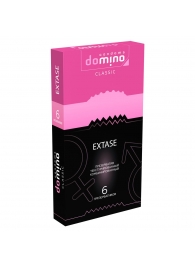 Презервативы с точками и рёбрышками DOMINO Classic Extase - 6 шт. - Domino - купить с доставкой в Чебоксарах