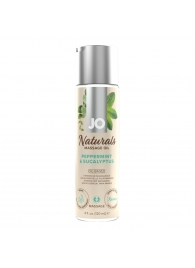 Массажное масло с ароматом перечной мяты и эвкалипта JO Naturals Peppermint   Eucalyptus - 120 мл. - System JO - купить с доставкой в Чебоксарах