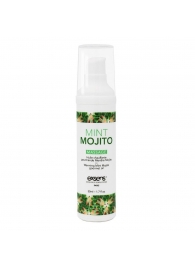 Разогревающее массажное масло с ароматом мохито Gourmet Mint Mojito - 50 мл. - Exsens - купить с доставкой в Чебоксарах