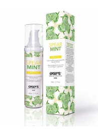 Разогревающее массажное масло Gourmet Spearmint Organic с органическими ингредиентами - 50 мл. - Exsens - купить с доставкой в Чебоксарах