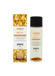 Органическое массажное масло AMBER JOJOBA - 100 мл. - Exsens - купить с доставкой в Чебоксарах