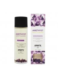 Органическое массажное масло AMETHYST SWEET ALMOND - 100 мл. - Exsens - купить с доставкой в Чебоксарах