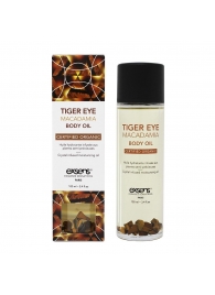 Органическое массажное масло TIGER EYE MACADAMIA - 100 мл. - Exsens - купить с доставкой в Чебоксарах