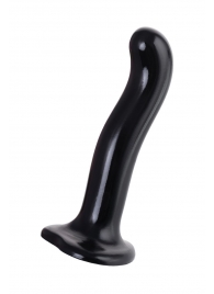 Черный стимулятор для пар P G-Spot Dildo Size M - 18 см. - Strap-on-me - в Чебоксарах купить с доставкой