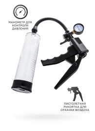 Прозрачная механическая помпа для пениса Viggo - Sexus - в Чебоксарах купить с доставкой