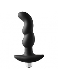 Черная вибропробка для простаты FantASStic Vibrating Prostate Plug - 14,5 см. - Dream Toys - в Чебоксарах купить с доставкой