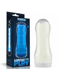 Светящийся в темноте мастурбатор Lumino Play Masturbator Ribbed - Lovetoy - в Чебоксарах купить с доставкой