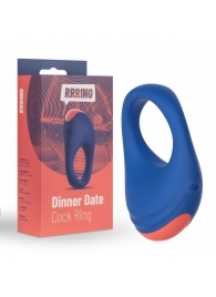 Синее эрекционное кольцо RRRING Dinner Date Cock Ring - FeelzToys - в Чебоксарах купить с доставкой