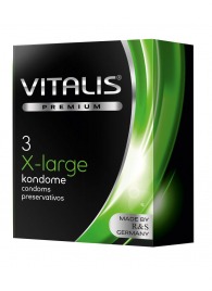 Презервативы увеличенного размера VITALIS PREMIUM x-large - 3 шт. - Vitalis - купить с доставкой в Чебоксарах