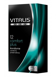 Контурные презервативы VITALIS PREMIUM comfort plus - 12 шт. - Vitalis - купить с доставкой в Чебоксарах