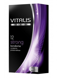 Презервативы с утолщённой стенкой VITALIS PREMIUM strong - 12 шт. - Vitalis - купить с доставкой в Чебоксарах