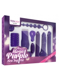 Эротический набор Toy Joy Mega Purple - Toy Joy - купить с доставкой в Чебоксарах