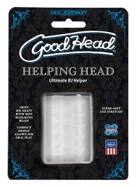 Прозрачный мастурбатор HELPING HEAD - Doc Johnson - в Чебоксарах купить с доставкой