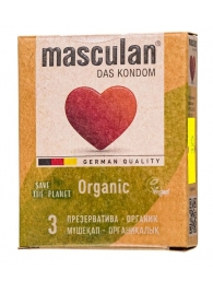 Экологически чистые презервативы Masculan Organic - 3 шт. - Masculan - купить с доставкой в Чебоксарах