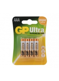 Батарейки алкалиновые GP Ultra Alkaline 24А AАA/LR03 - 4 шт. - Элементы питания - купить с доставкой в Чебоксарах